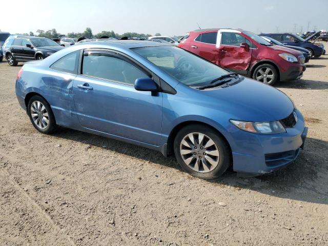 2HGFG12899H501753 - 2009 HONDA CIVIC EX BLUE photo 4