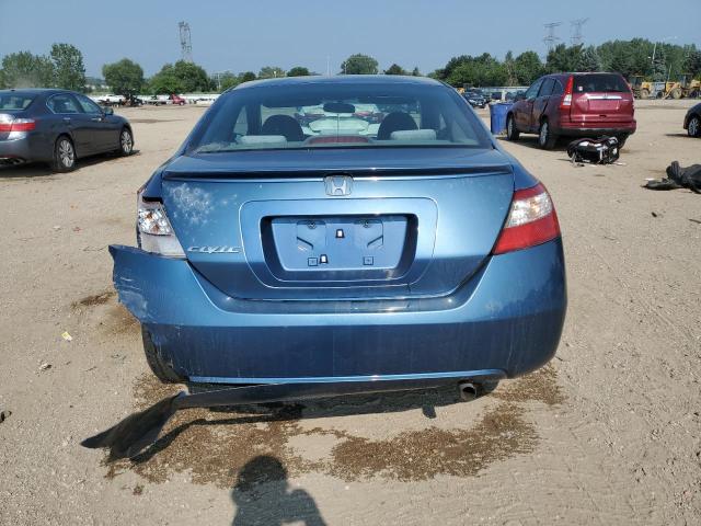 2HGFG12899H501753 - 2009 HONDA CIVIC EX BLUE photo 6