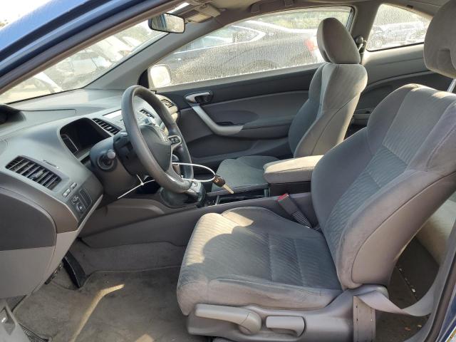 2HGFG12899H501753 - 2009 HONDA CIVIC EX BLUE photo 7