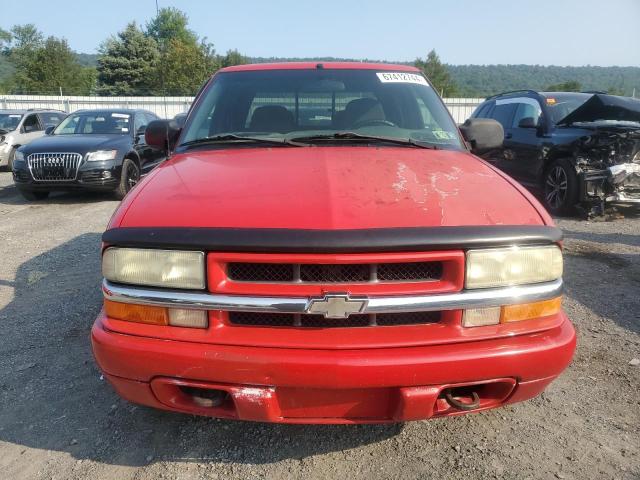 1GCDT13X24K126913 - 2004 CHEVROLET S TRUCK S10 RED photo 5