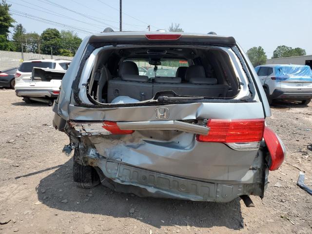 5FNRL38718B114121 - 2008 HONDA ODYSSEY EXL BLUE photo 6