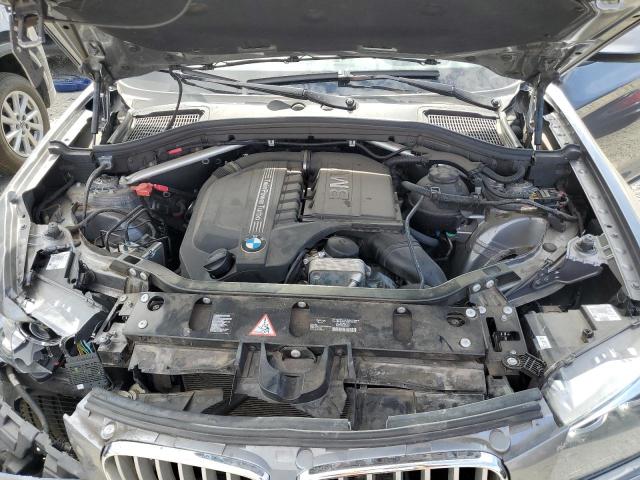 5UXWX7C50E0E81477 - 2014 BMW X3 XDRIVE35I SILVER photo 12