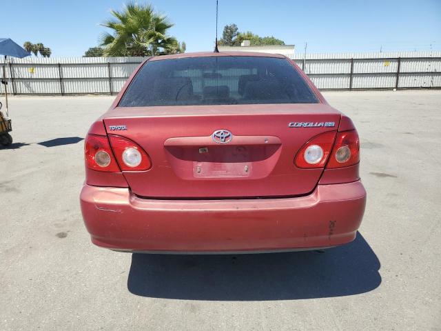 JTDBR32E570113199 - 2007 TOYOTA COROLLA CE RED photo 6