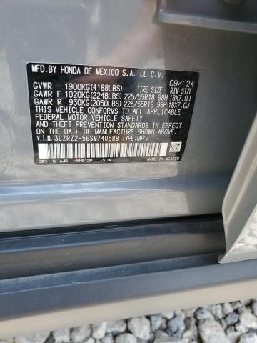 3CZRZ2H56SM740588 - 2025 HONDA HR-V SPORT GRAY photo 13