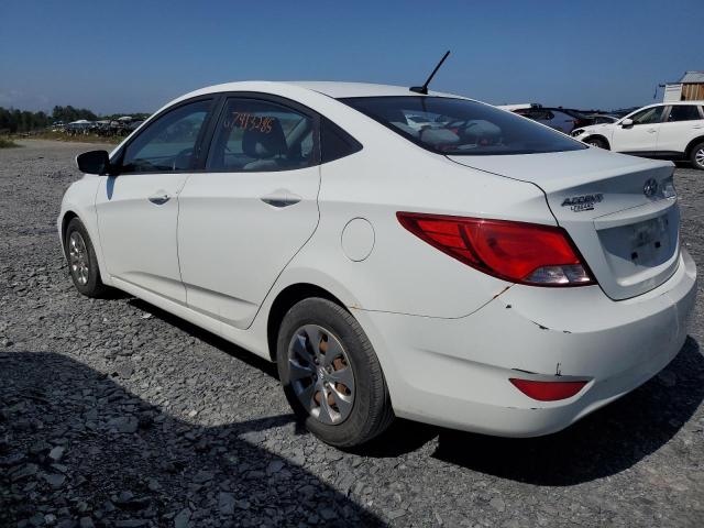 KMHCT4AE2FU843152 - 2015 HYUNDAI ACCENT GLS თეთრი ფოტო 2