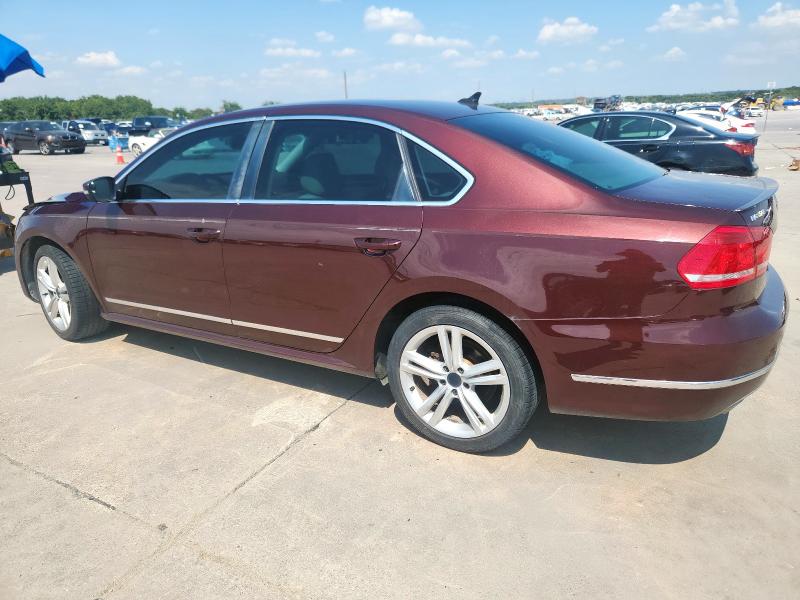 1VWCN7A37DC034356 - 2013 VOLKSWAGEN PASSAT SEL Բորդո լուսանկար 2