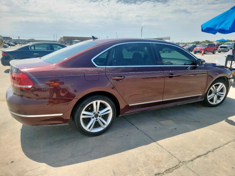 1VWCN7A37DC034356 - 2013 VOLKSWAGEN PASSAT SEL Բորդո լուսանկար 3