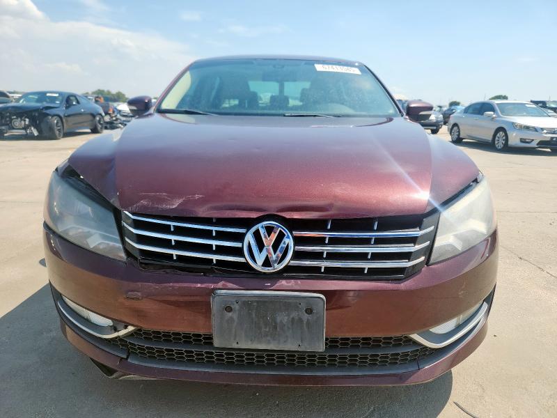 1VWCN7A37DC034356 - 2013 VOLKSWAGEN PASSAT SEL Բորդո լուսանկար 5