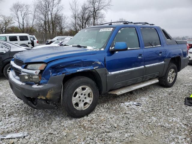 3GNEK13TX3G182535 - 2003 CHEVROLET AVALANCHE K1500 BLUE photo 1