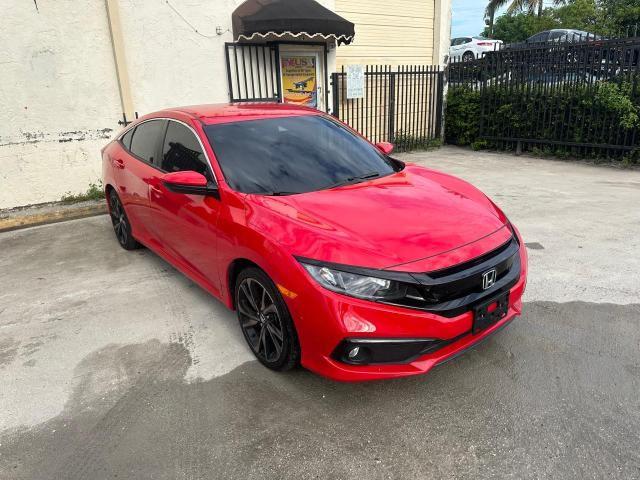 2HGFC2F81MH501329 - 2021 HONDA CIVIC SPORT 红色 照片 1