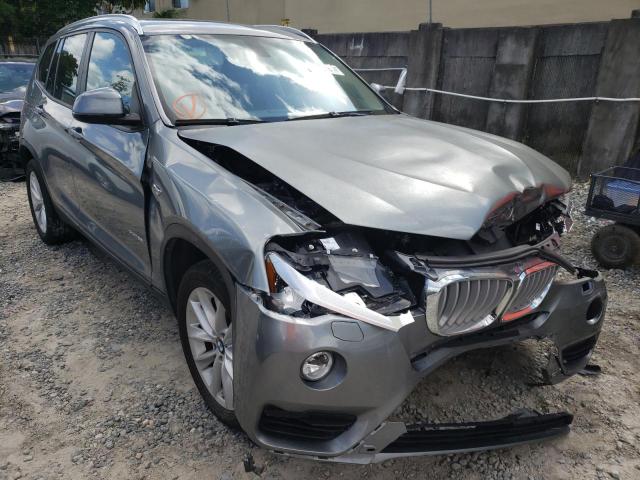 5UXWX9C33H0T20472 - 2017 BMW X3 XDRIVE28I GRAY photo 4