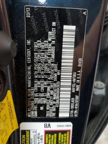 4T3BA3BB4DU042839 - 2013 TOYOTA VENZA LE BLUE photo 13