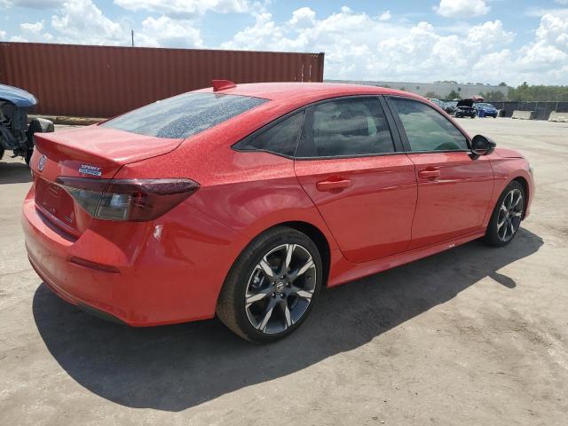 2HGFE4F88SH332462 - 2025 HONDA CIVIC SPORT RED photo 3