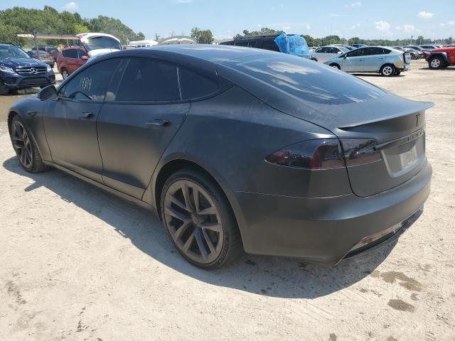 5YJSA1E56MF429117 - 2021 TESLA MODEL S Negro foto 2