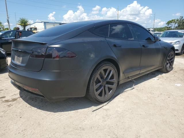 5YJSA1E56MF429117 - 2021 TESLA MODEL S Negro foto 3