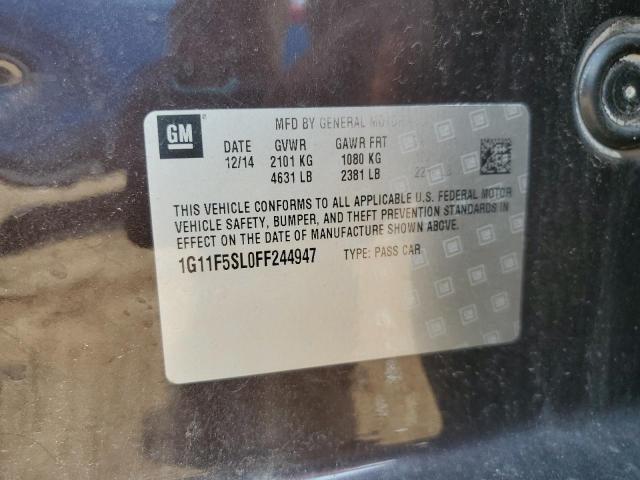 1G11F5SL0FF244947 - 2015 CHEVROLET MALIBU LTZ BROWN photo 12