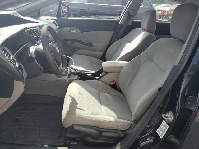 19XFB2F56DE210053 - 2013 HONDA CIVIC LX BLACK photo 7