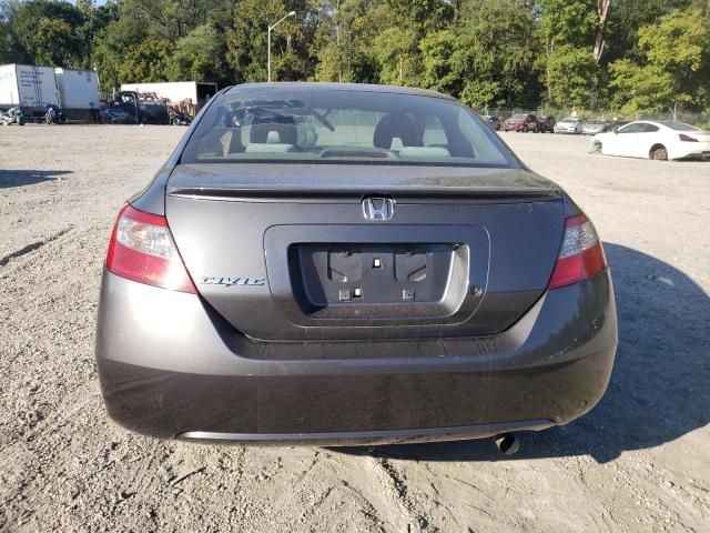 2HGFG1B68AH524024 - 2010 HONDA CIVIC LX GRAY photo 6