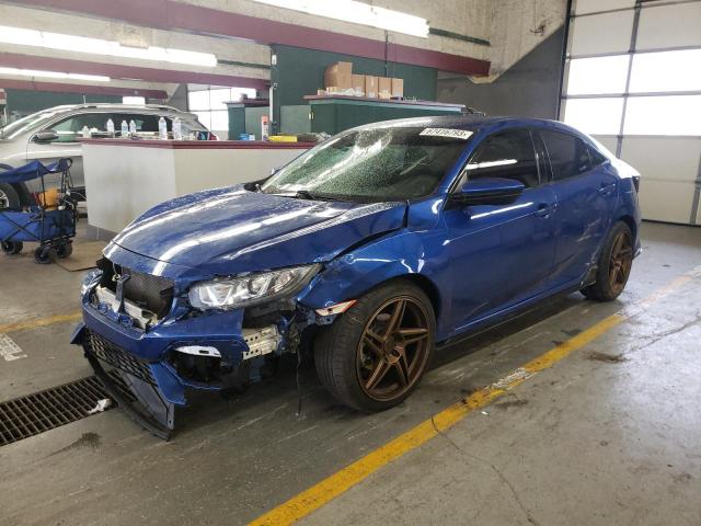 SHHFK7H4XJU229369 - 2018 HONDA CIVIC SPORT ლურჯი ფოტო 1