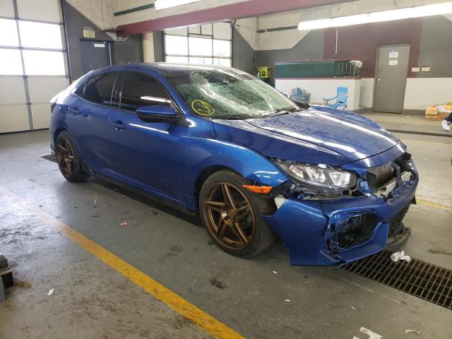 SHHFK7H4XJU229369 - 2018 HONDA CIVIC SPORT ლურჯი ფოტო 4