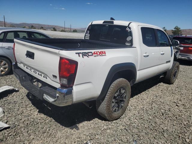 3TMCZ5AN9KM254459 - 2019 TOYOTA TACOMA DOUBLE CAB WHITE photo 3