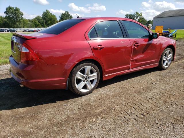 3FAHP0KC8AR234349 - 2010 FORD FUSION SPORT RED photo 3