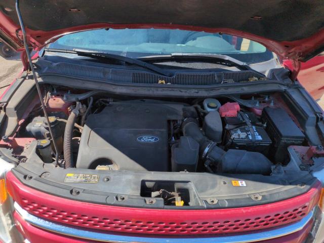 1FMHK8F82CGB01962 - 2012 FORD EXPLORER LIMITED BURGUNDY photo 11