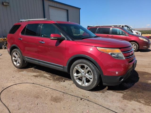 1FMHK8F82CGB01962 - 2012 FORD EXPLORER LIMITED BURGUNDY photo 4