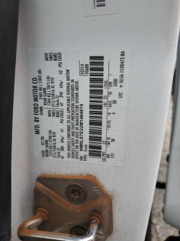 NM0LS7E22M1484874 - 2021 FORD TRANSIT CONNECT XL WHITE photo 13