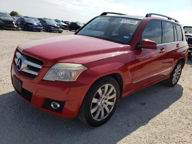 WDCGG8HB2BF607929 - 2011 MERCEDES-BENZ GLK 350 4MATIC RED photo 1