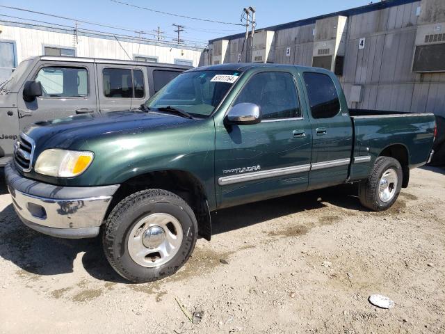 5TBRN34161S173865 - 2001 TOYOTA TUNDRA ACCESS CAB SR5 GREEN photo 1