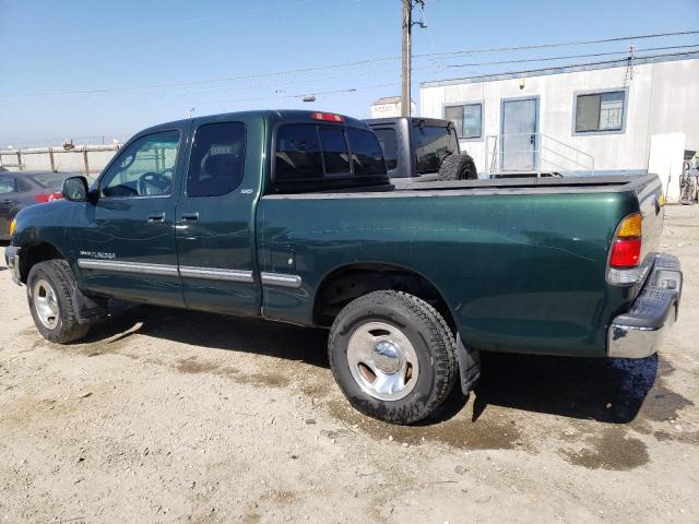 5TBRN34161S173865 - 2001 TOYOTA TUNDRA ACCESS CAB SR5 GREEN photo 2