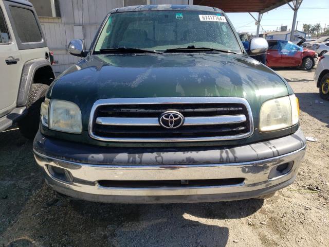 5TBRN34161S173865 - 2001 TOYOTA TUNDRA ACCESS CAB SR5 GREEN photo 5