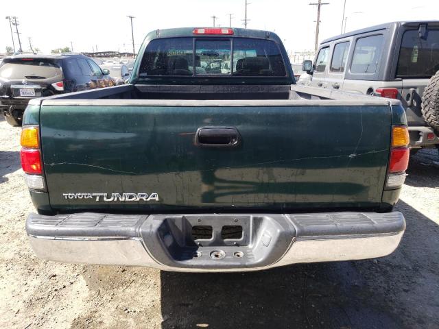 5TBRN34161S173865 - 2001 TOYOTA TUNDRA ACCESS CAB SR5 GREEN photo 6