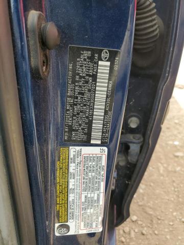 4T1BE32K95U077021 - 2005 TOYOTA CAMRY LE BLUE photo 12