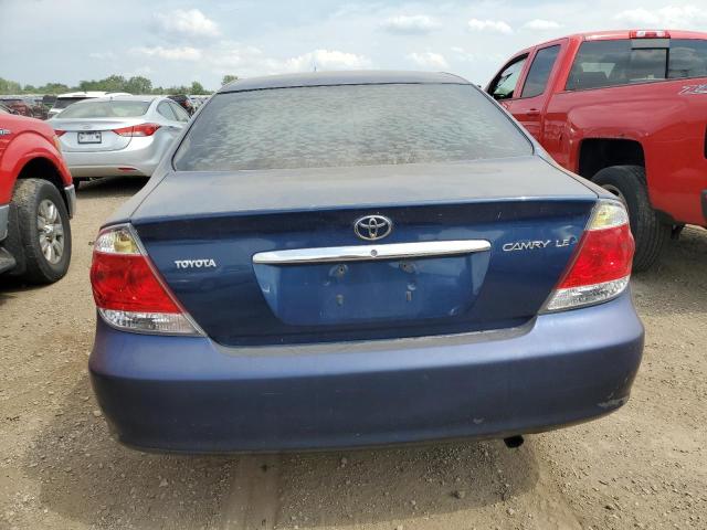 4T1BE32K95U077021 - 2005 TOYOTA CAMRY LE BLUE photo 6