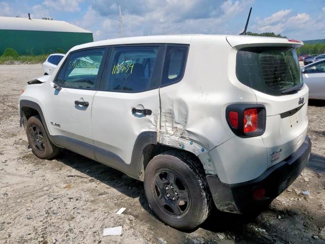ZACCJBAH9JPG99733 - 2018 JEEP RENEGADE SPORT 白色 照片 3