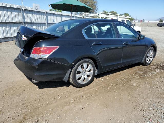 1HGCP2F77AA021708 - 2010 HONDA ACCORD EX BLACK photo 3