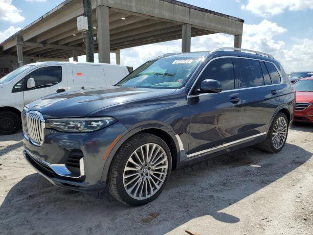 5UXCW2C56KL081567 - 2019 BMW X7 XDRIVE40I GRAY photo 1