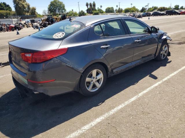 KNAGM4A79F5634230 - 2015 KIA OPTIMA LX GRAY photo 3