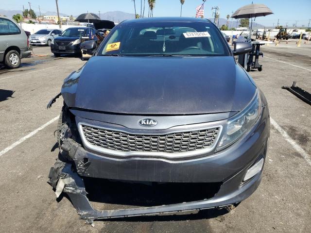 KNAGM4A79F5634230 - 2015 KIA OPTIMA LX GRAY photo 5