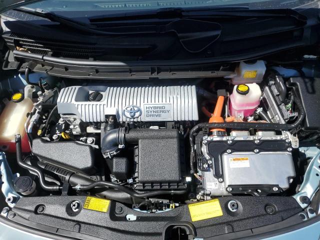 JTDKN3DU9C1535464 - 2012 TOYOTA PRIUS TEAL photo 11