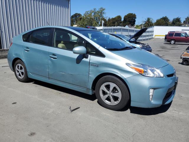 JTDKN3DU9C1535464 - 2012 TOYOTA PRIUS TEAL photo 4