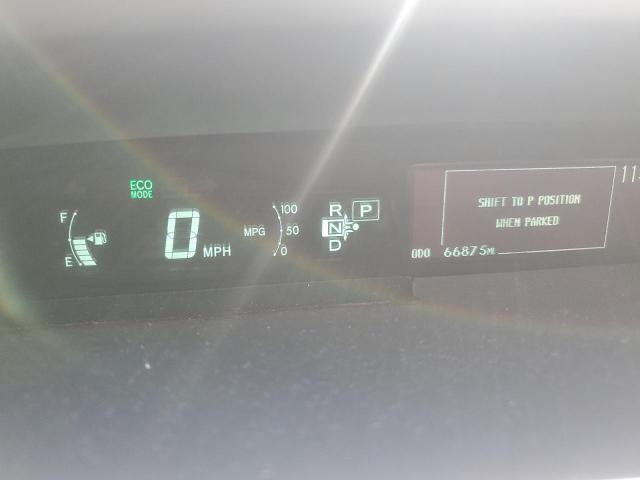 JTDKN3DU9C1535464 - 2012 TOYOTA PRIUS TEAL photo 9