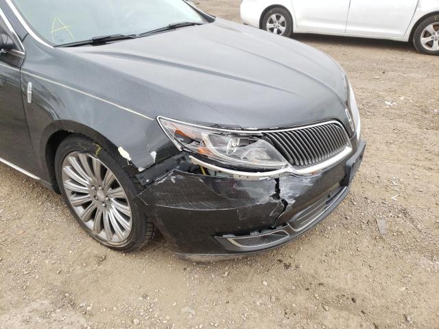 1LNHL9EK7EG602560 - 2014 LINCOLN MKS BLACK photo 9