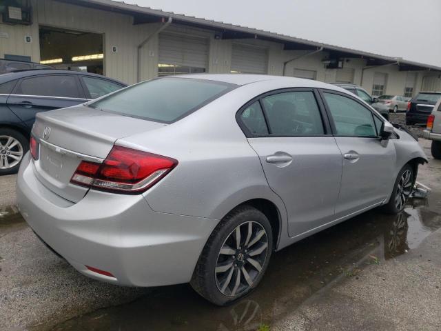 19XFB2F9XEE025251 - 2014 HONDA CIVIC EXL SILVER photo 3