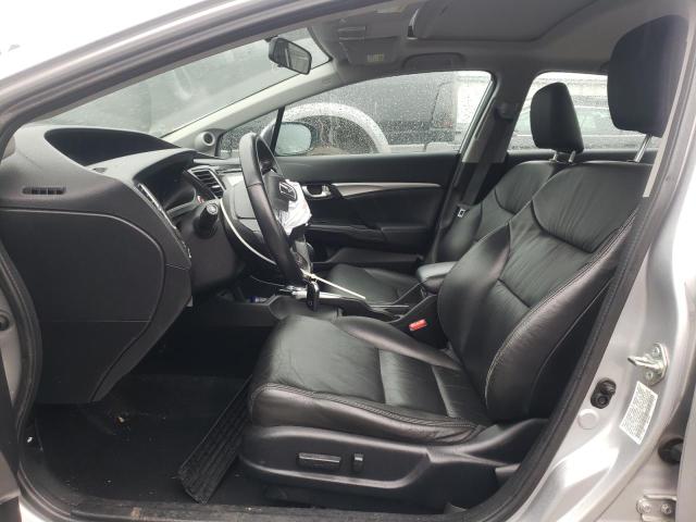 19XFB2F9XEE025251 - 2014 HONDA CIVIC EXL ვერცხლისფერი ფოტო 7