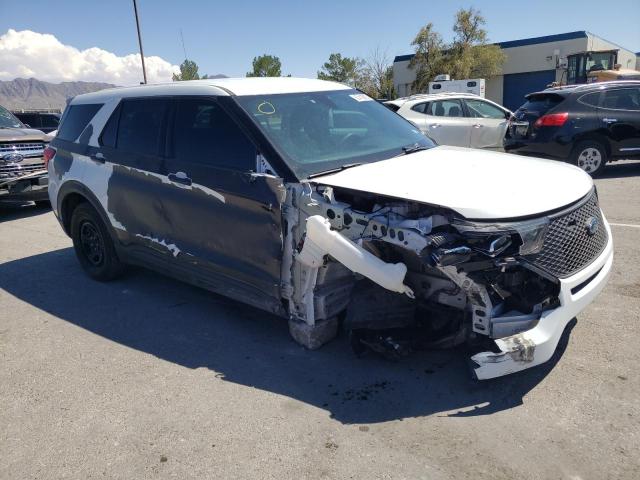 1FM5K8AW0LGA18653 - 2020 FORD EXPLORER POLICE INTERCEPTOR 双色 照片 4