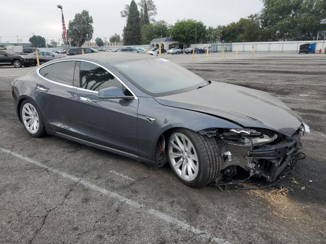 5YJSA1E18HF228502 - 2017 TESLA MODEL S GRAY photo 4