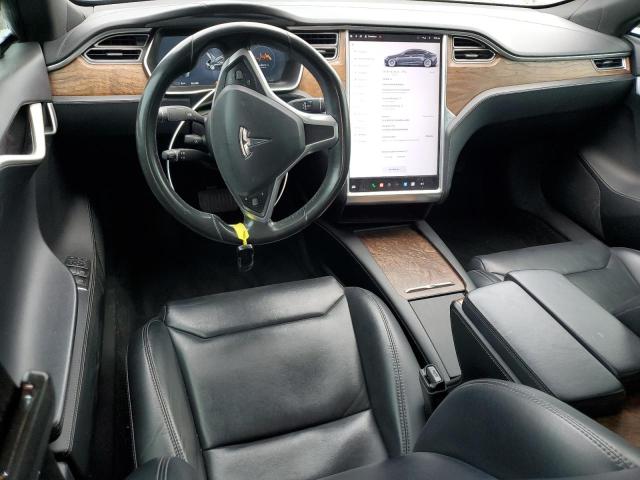 5YJSA1E18HF228502 - 2017 TESLA MODEL S GRAY photo 8